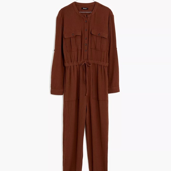 Brand New Madewell Lightspun Tapered-leg jumpsuit - Picture 2 of 6